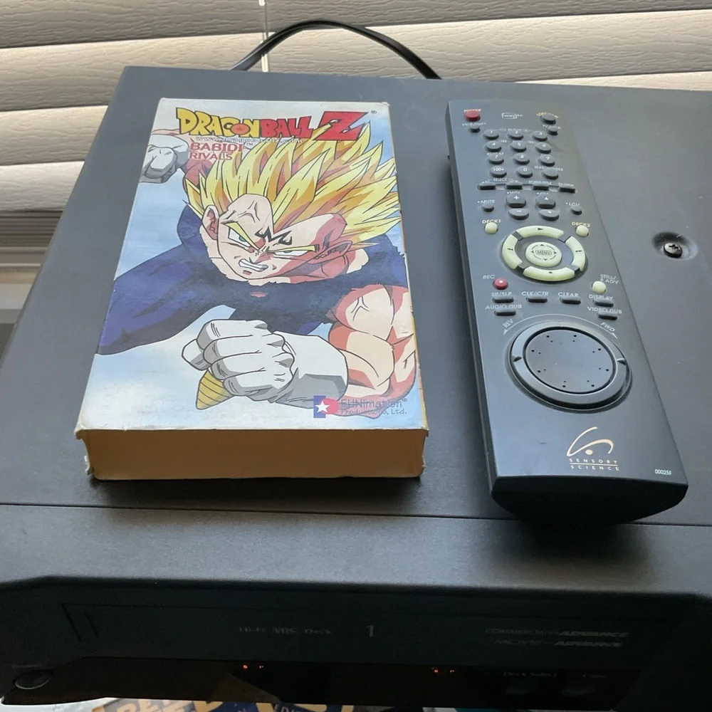 Dragon Ball Z VHS Tape Babidi Rivals (Tested & Works)